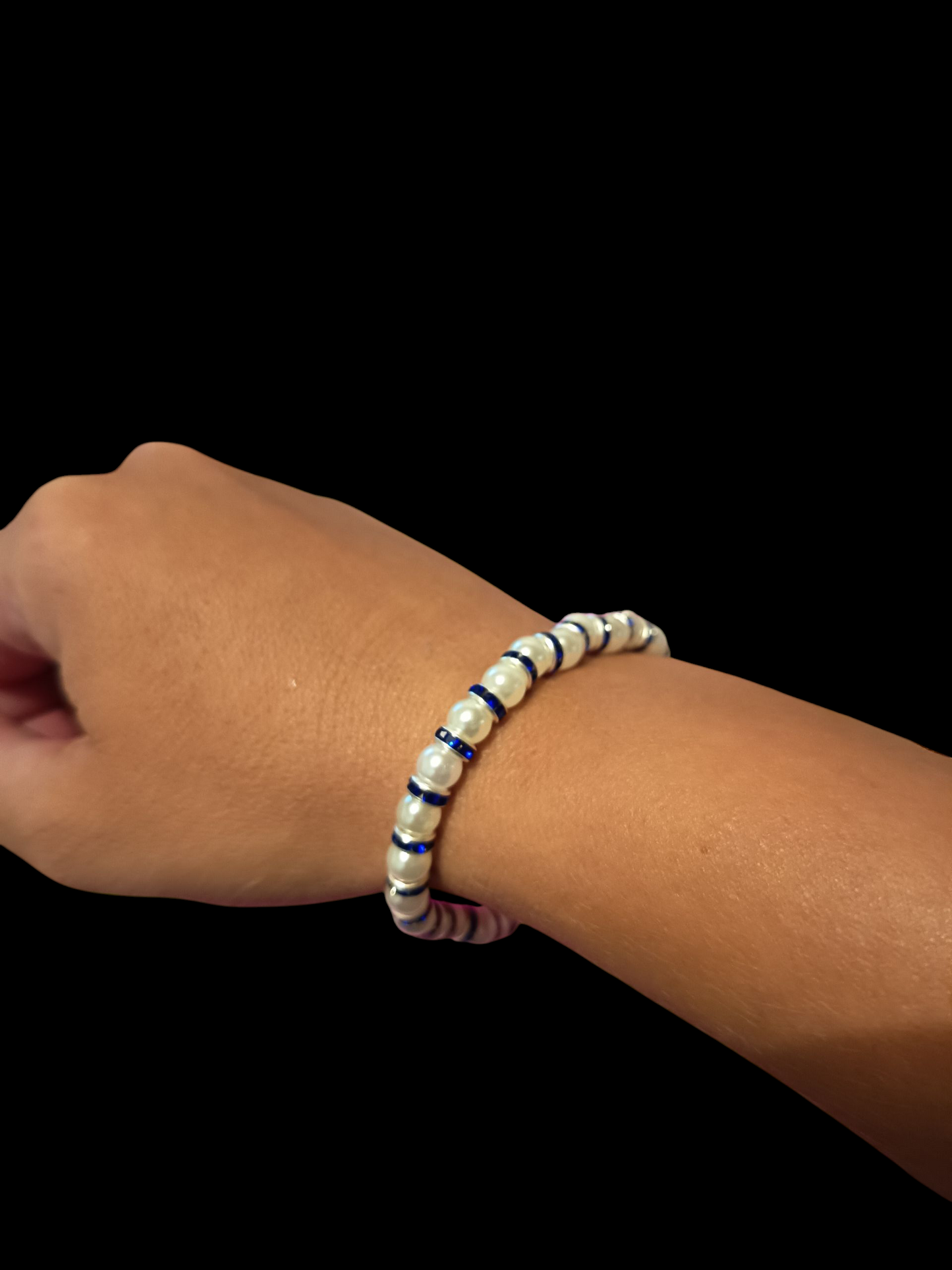 Bracelet de perle blanche