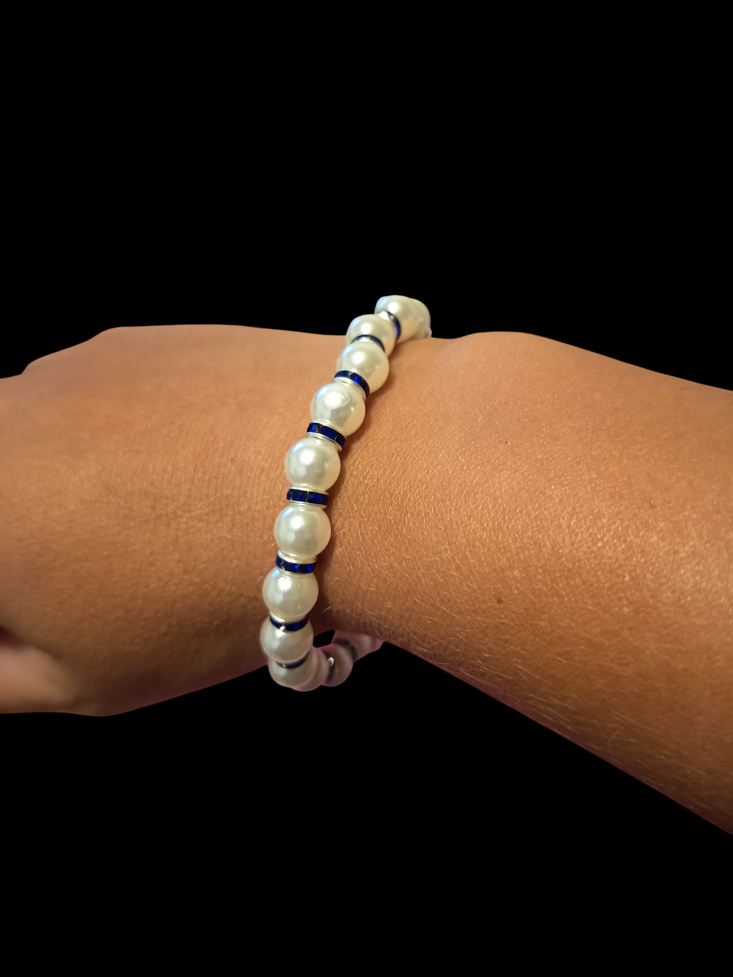 Bracelet de perle blanche